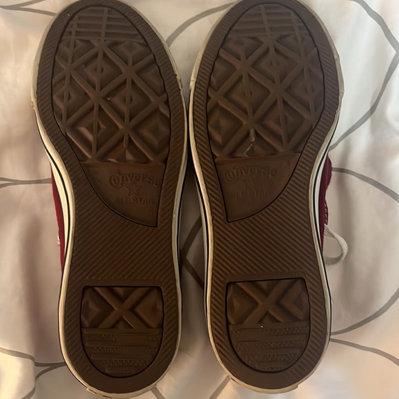 Maroon Converse All Stars - Picture 4 of 5